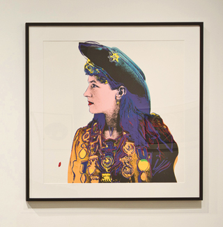 Cowgirl serigraph by Andy Warhol in the ɫ Moudy Gallery